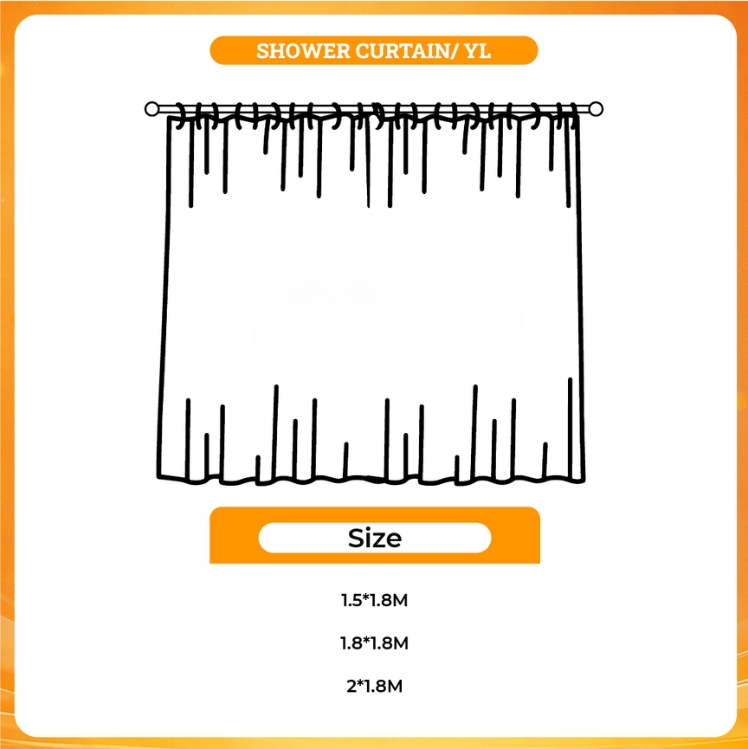 3D shower curtain - Seinfeld Merch