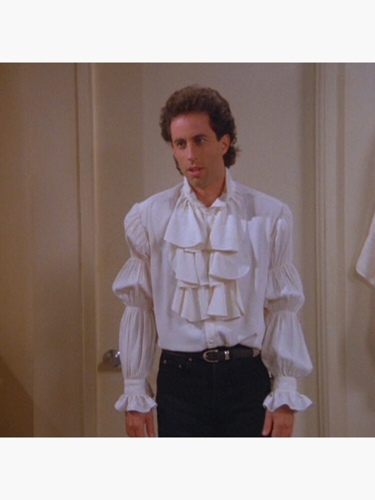 Seinfeld Jerry Puffy Shirt Throw Pillow - Image 2