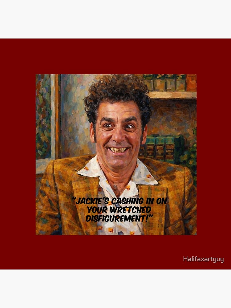 Seinfeld Cosmo Kramer Throw Pillow - Image 2