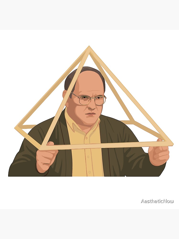 Pyramid George Seinfeld Throw Pillow - Image 2