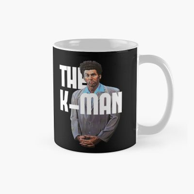 Kramer Painting Seinfeld White Text Mug