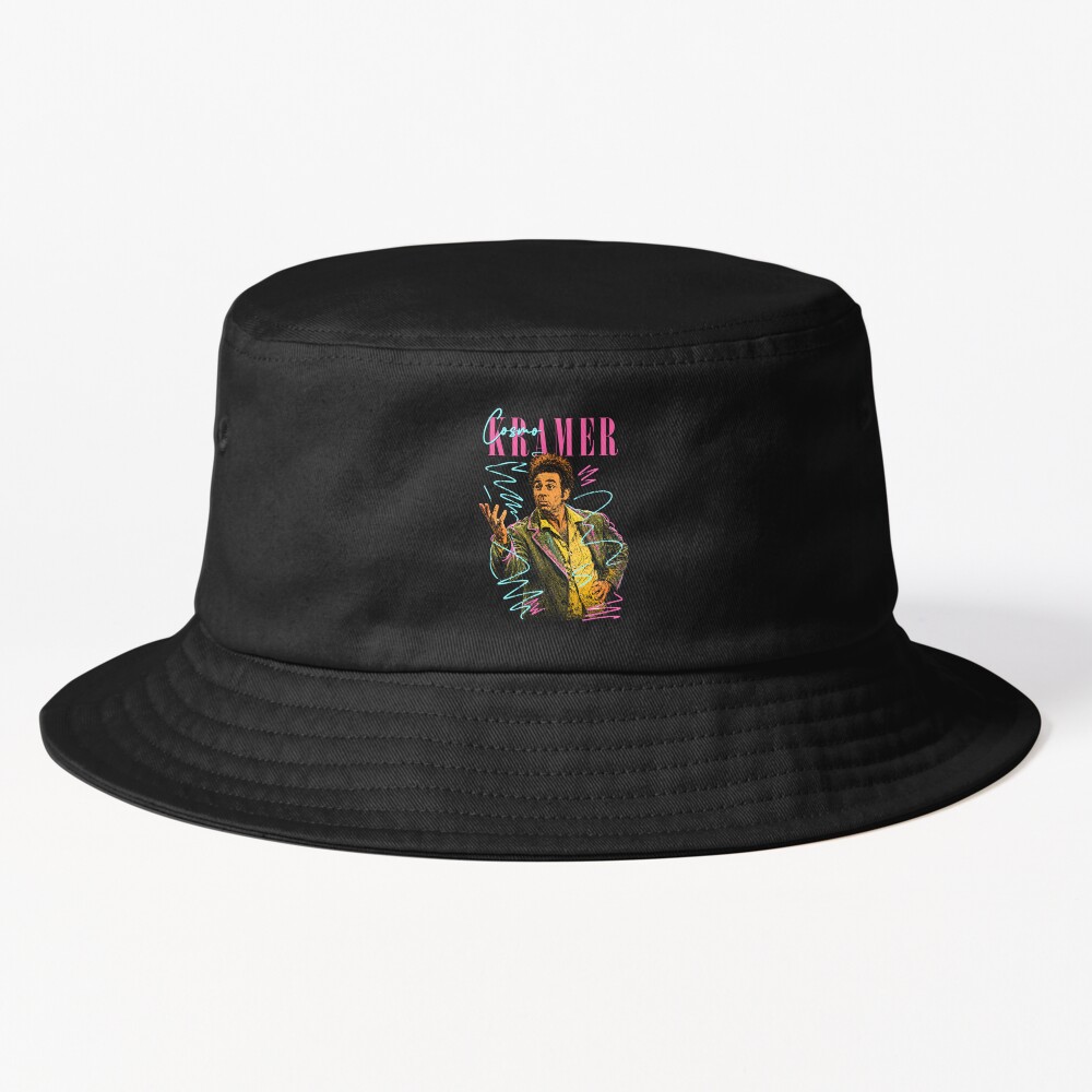 Kramer Seinfeld Style Design Bucket Hat