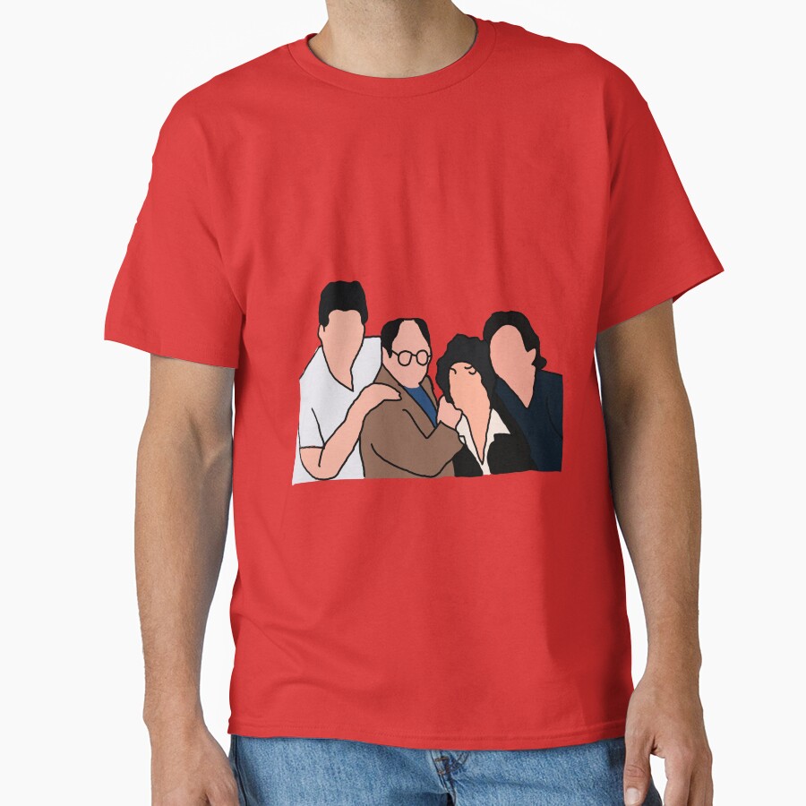 Seinfeld Cast Funny T-shirt - Image 5