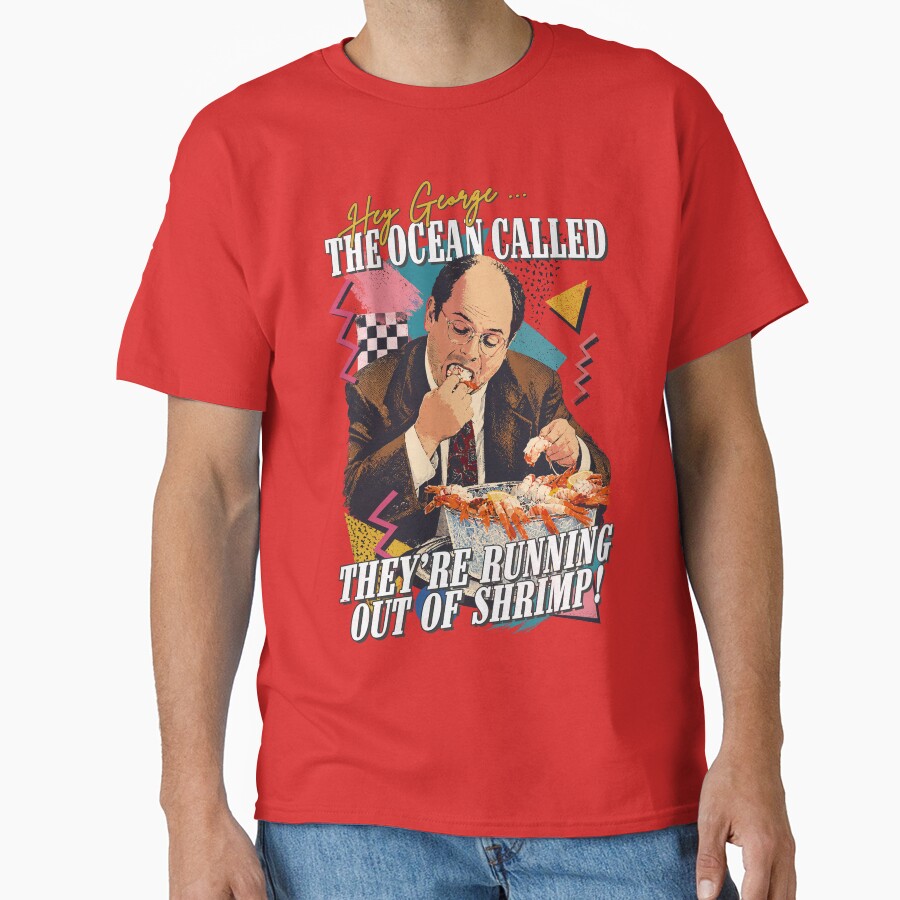Seinfeld Big Meal Of George T-shirt - Image 5