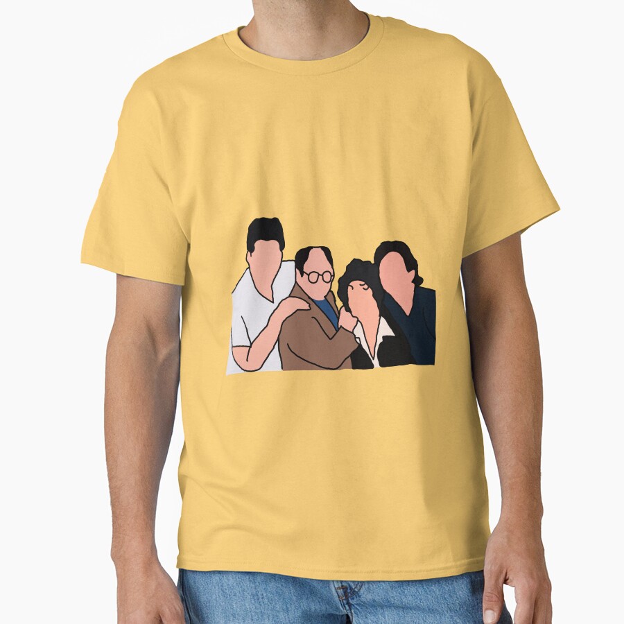 Seinfeld Cast Funny T-shirt - Image 6
