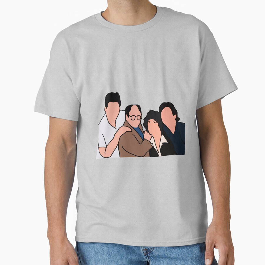 Seinfeld Cast Funny T-shirt - Image 3