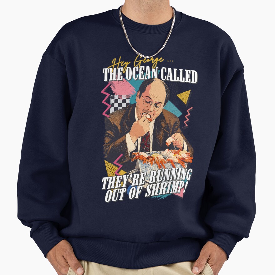 Seinfeld Big Meal Of George Sweatshirt - Image 5