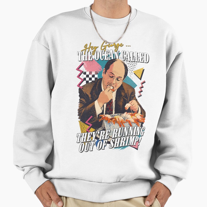 Seinfeld Big Meal Of George Sweatshirt