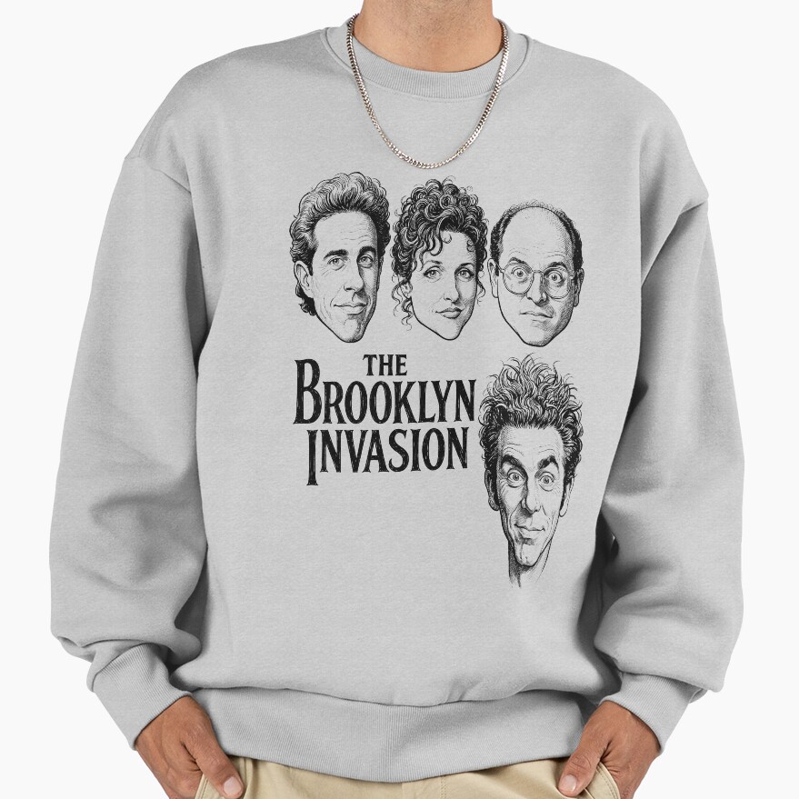 Seinfeld Black And White Sweatshirt - Image 4