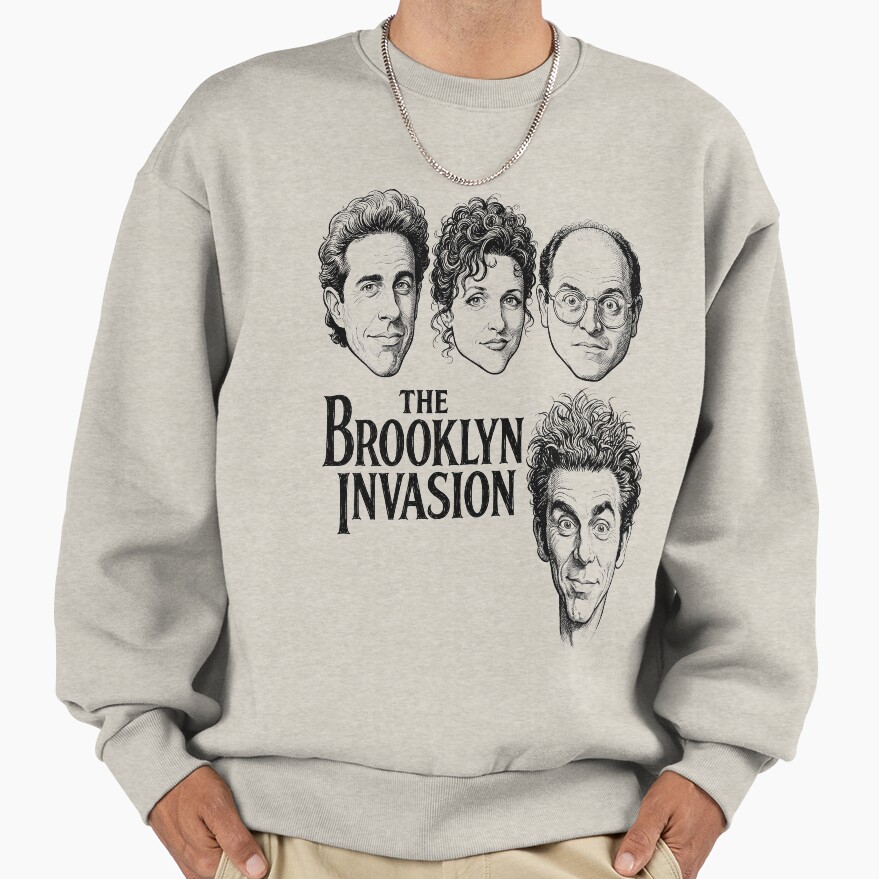 Seinfeld Black And White Sweatshirt - Image 3