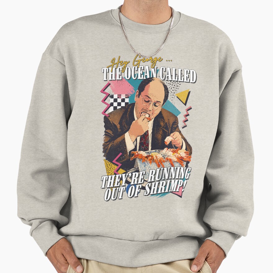 Seinfeld Big Meal Of George Sweatshirt - Image 3
