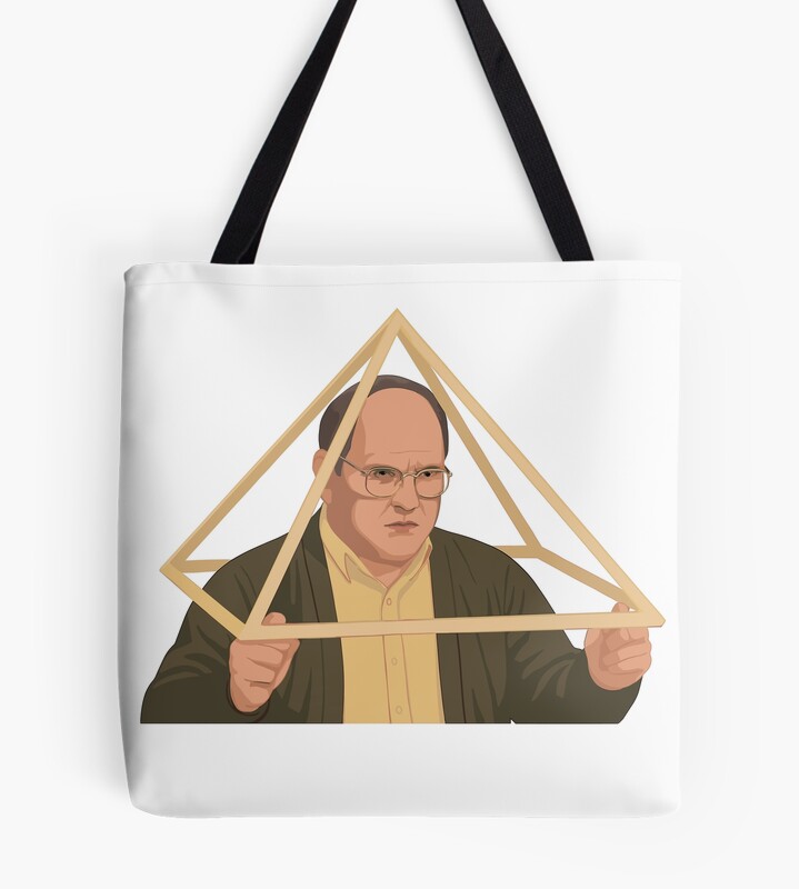 Pyramid George Seinfeld Tote Bag