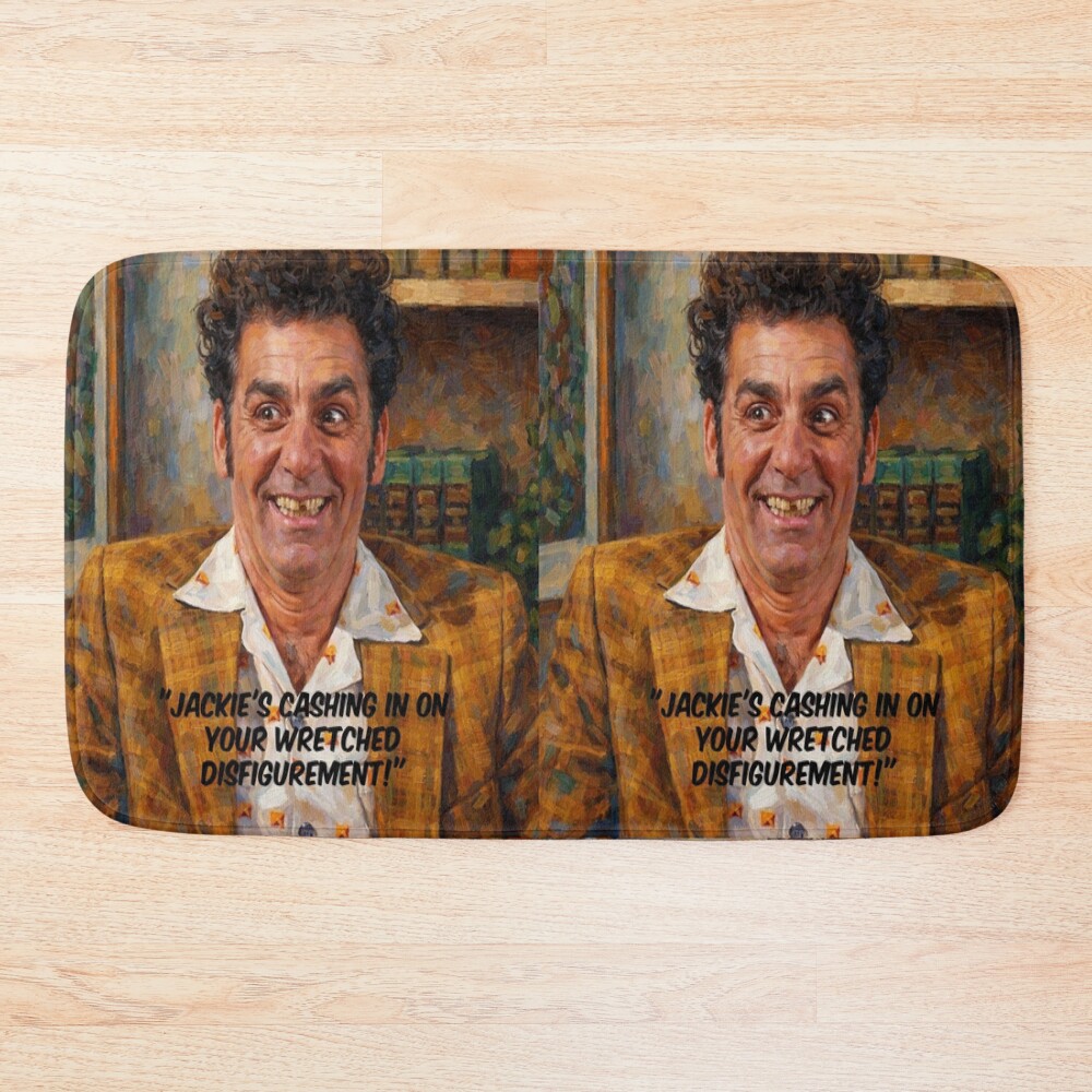 Cosmo Kramer Seinfeld Bath Mat
