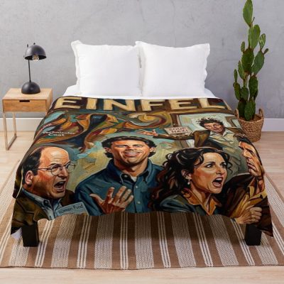 Seinfeld A Show Funny Throw Blanket