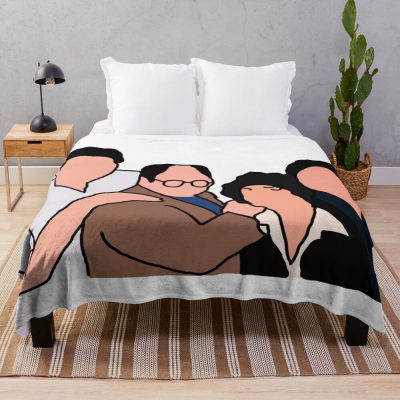 Seinfeld Cast Funny Throw Blanket
