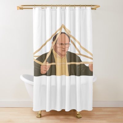Pyramid George Original Design Shower Curtain