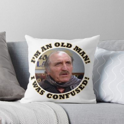 Uncle Leo Seinfeld Throw Pillow