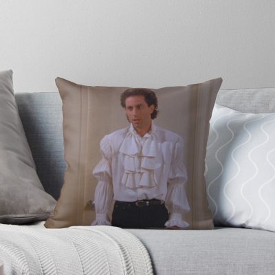Seinfeld Jerry Puffy Shirt Throw Pillow
