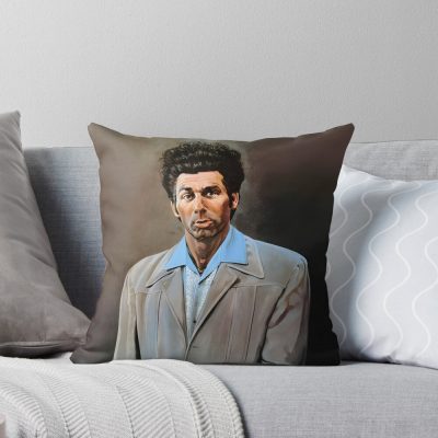 Kramer Seinfeld Throw Pillow