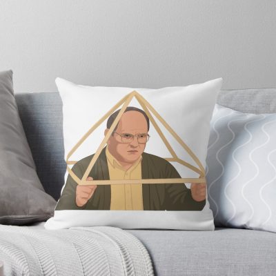 Pyramid George Seinfeld Throw Pillow