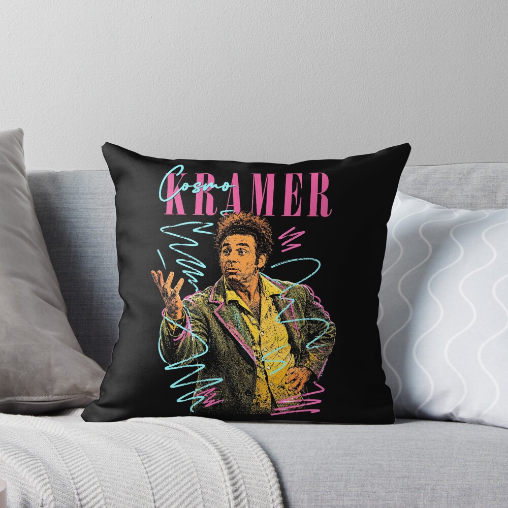 Seinfeld Kramer Throw Pillow
